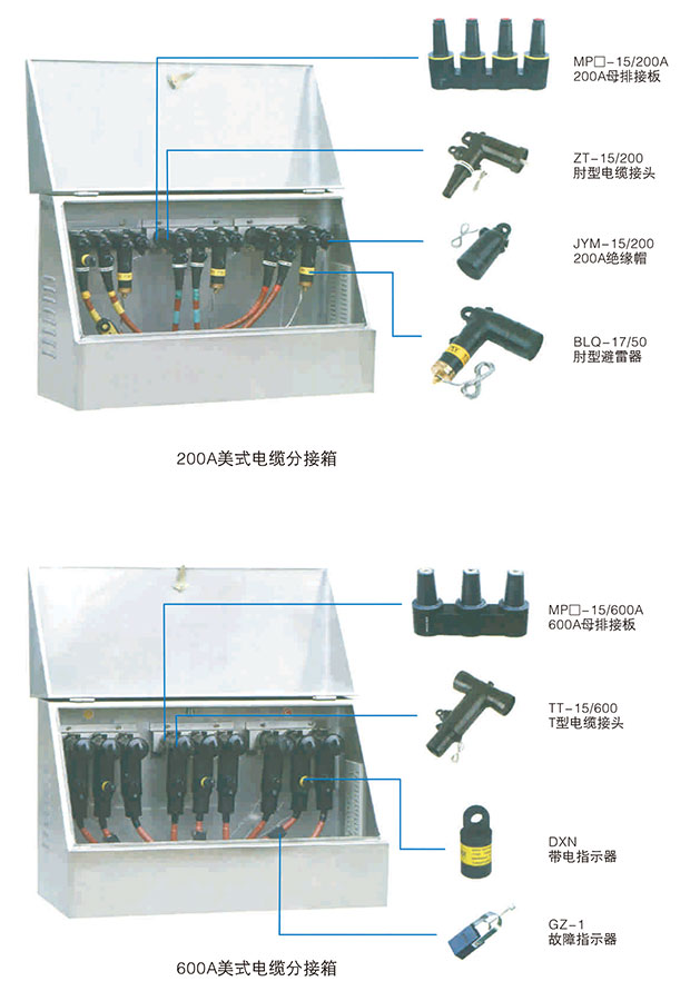 美式電纜分接箱技術(shù)參數(shù)5