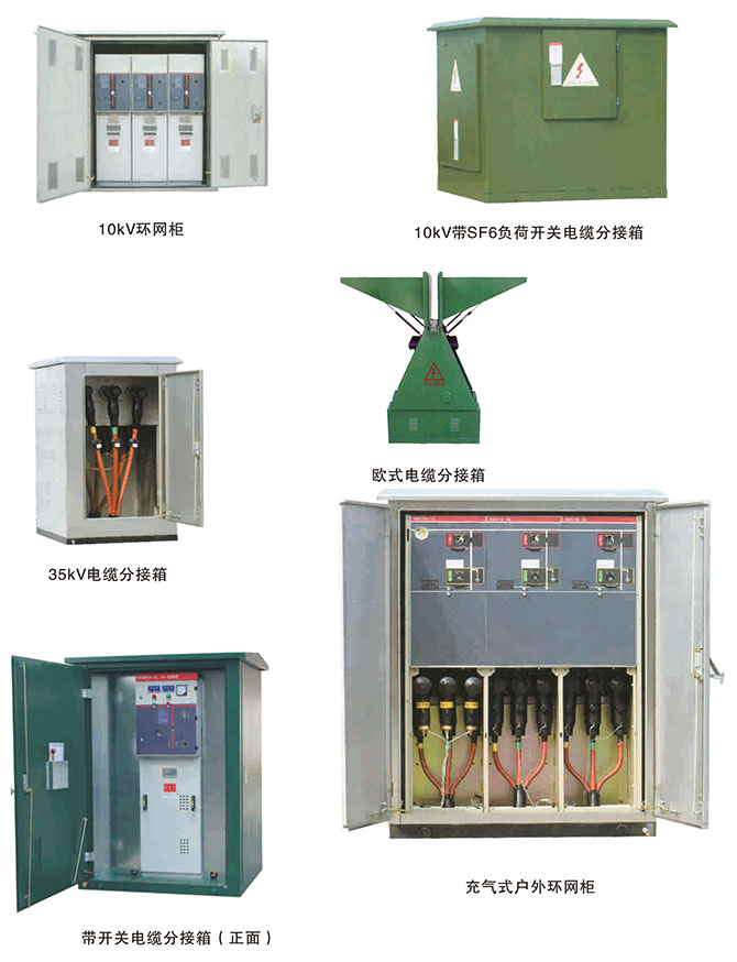 帶真空負荷開關電纜分接箱訂貨編號說明3